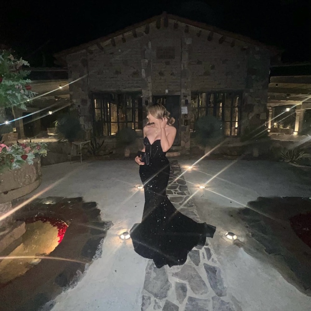 Elegant Black Evening Gown Sherri hill